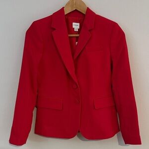 J. Crew Vibrant Red Women's Blazer